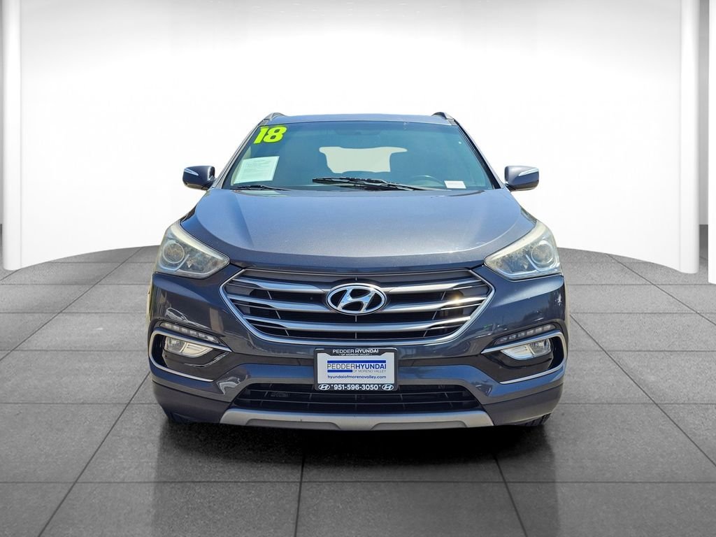 Used 2018 Hyundai Santa Fe Sport with VIN 5XYZU3LB7JG528009 for sale in Moreno Valley, CA