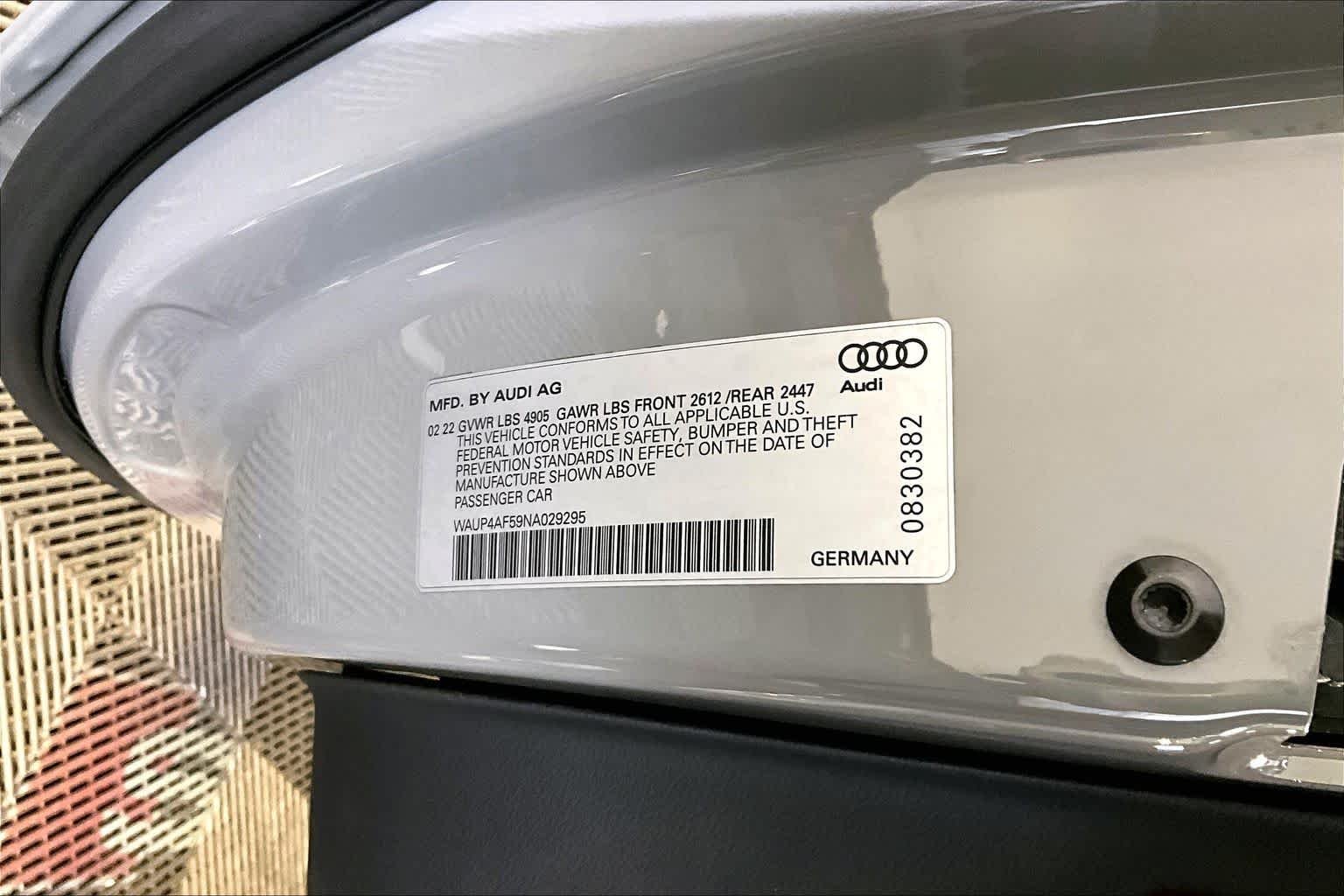Used 2022 Quantum Gray Audi Premium Plus image 34