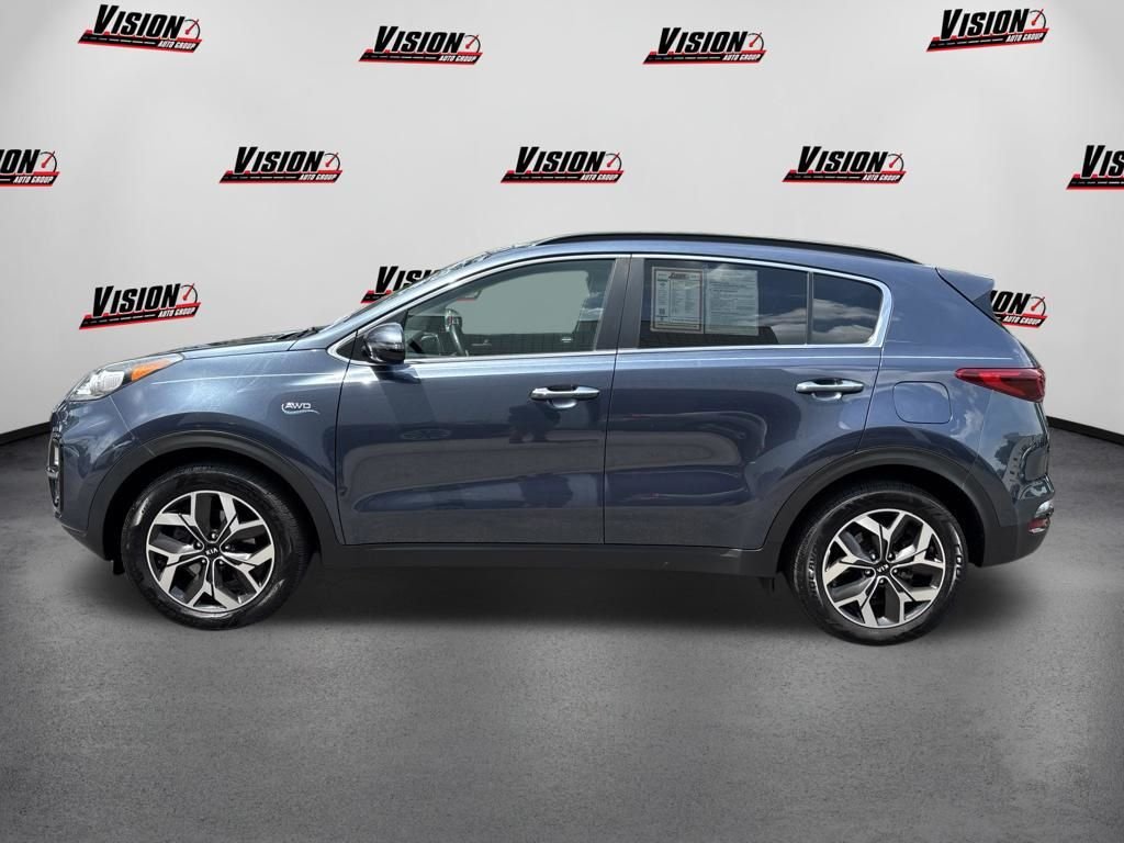 Used 2020 Blue Kia EX image 9