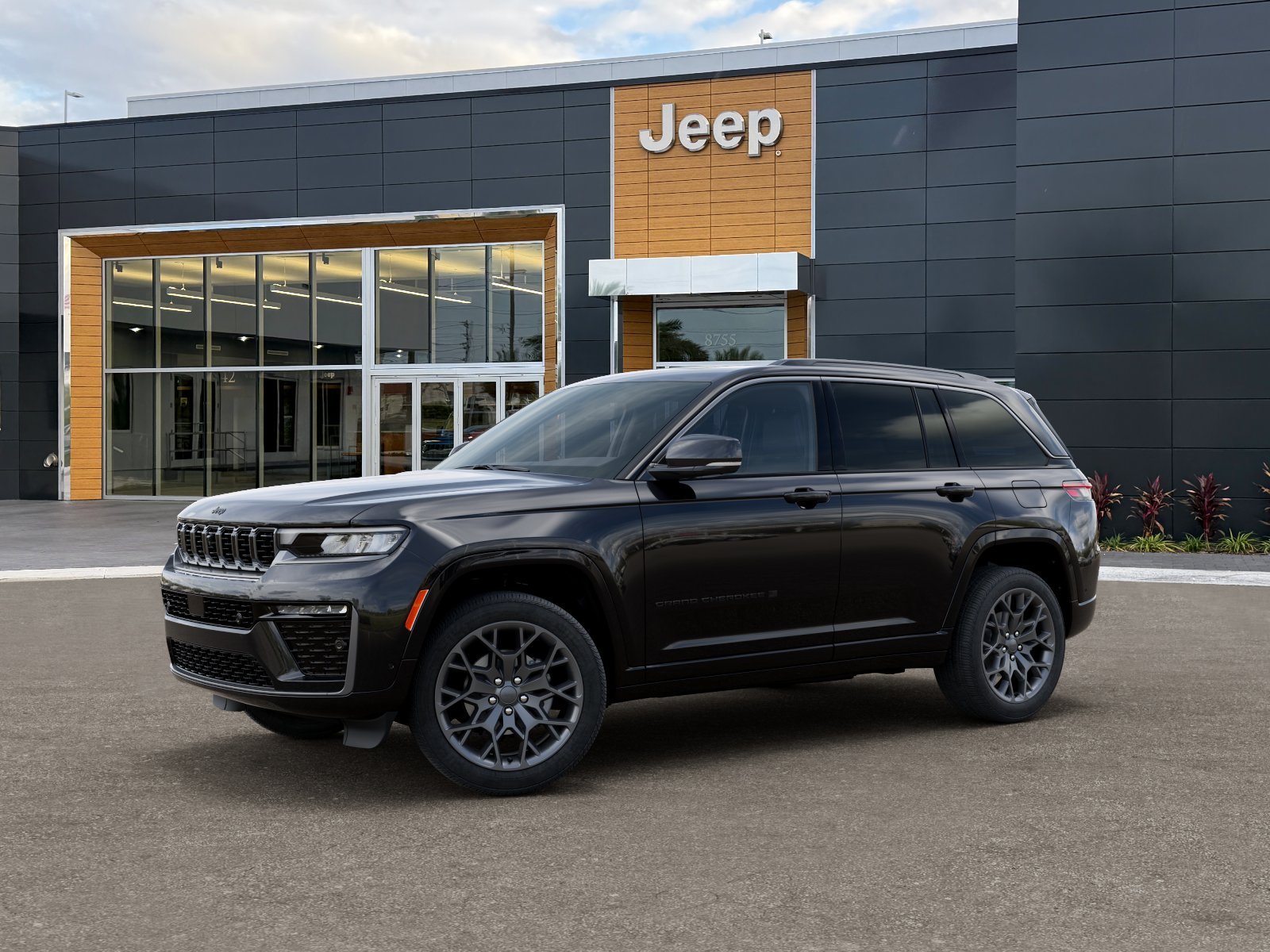 New 2026 Diamond Black Crystal Pearl-Coat Exterior Paint Jeep Summit image 36