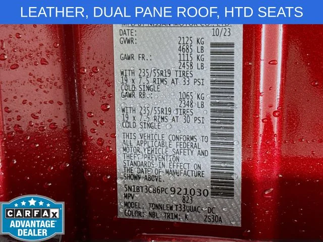 Used 2023 Red Nissan SL image 30