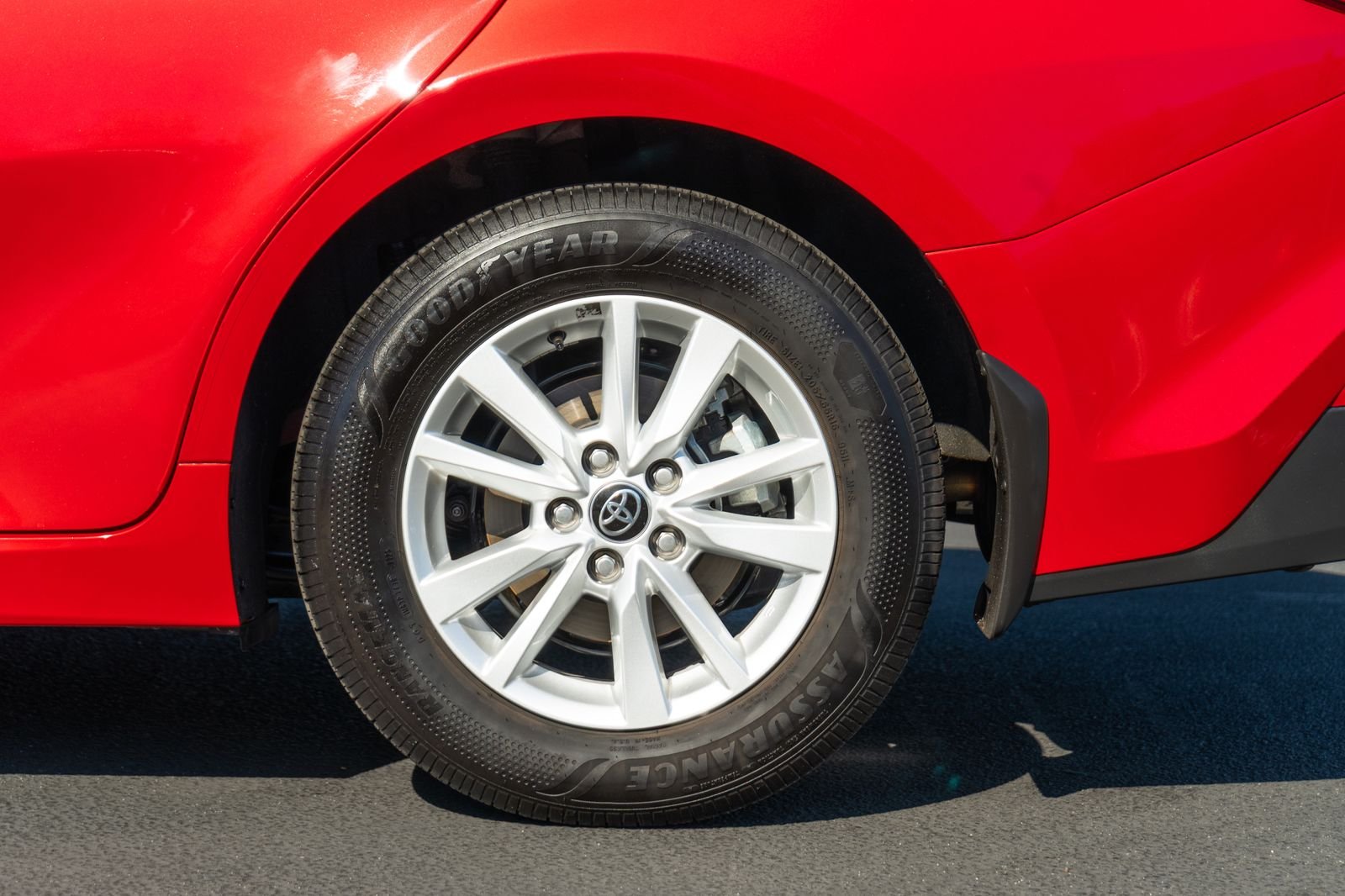 Certified Used 2025 Red Toyota LE image 13