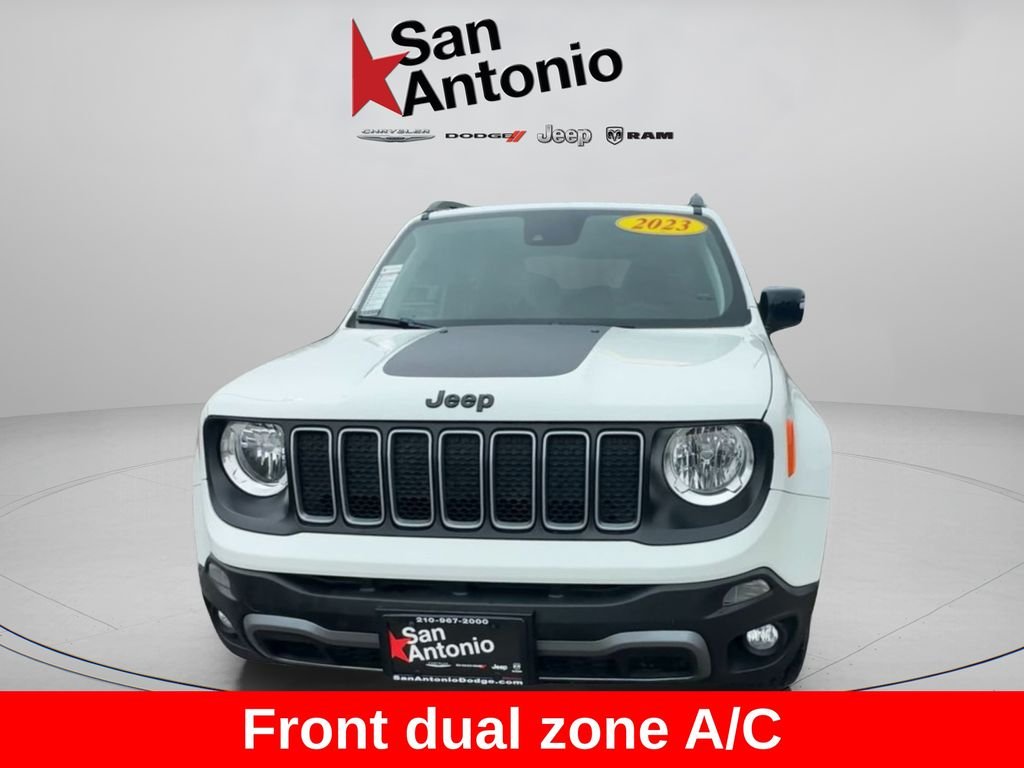Certified Used 2023 White Jeep Altitude image 4