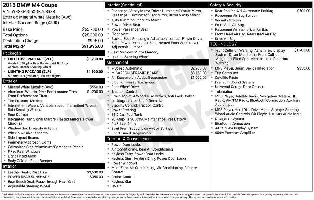 2016 BMW M4 Coupe Base - Photo 4
