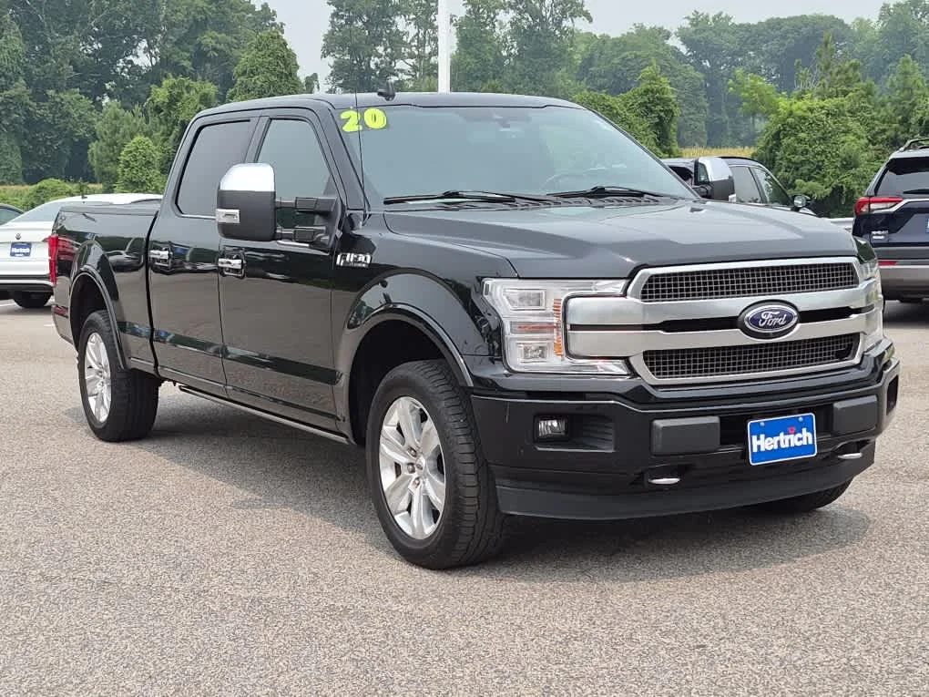 Used 2020 Agate Black Metallic Ford Platinum image 2