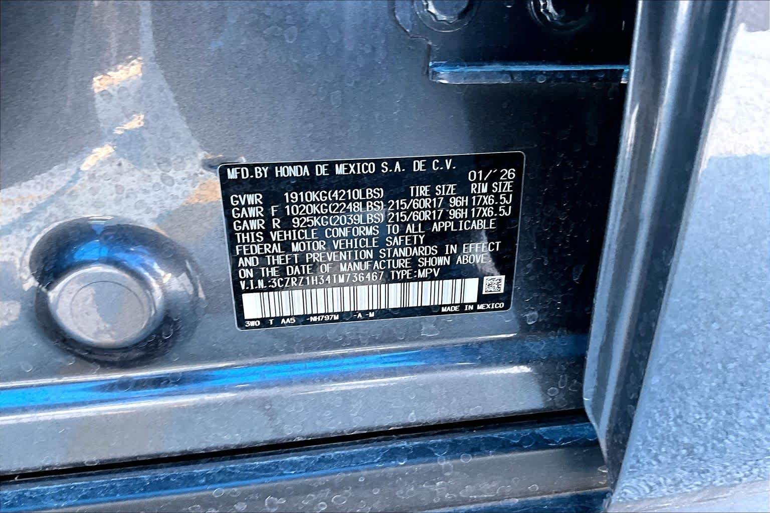 2026 Honda HR-V LX - Photo 34