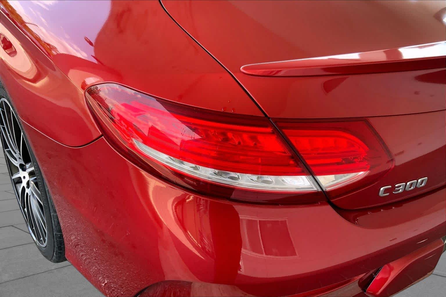 Used 2018 designo Cardinal Red Metallic Mercedes-Benz C 300 image 28