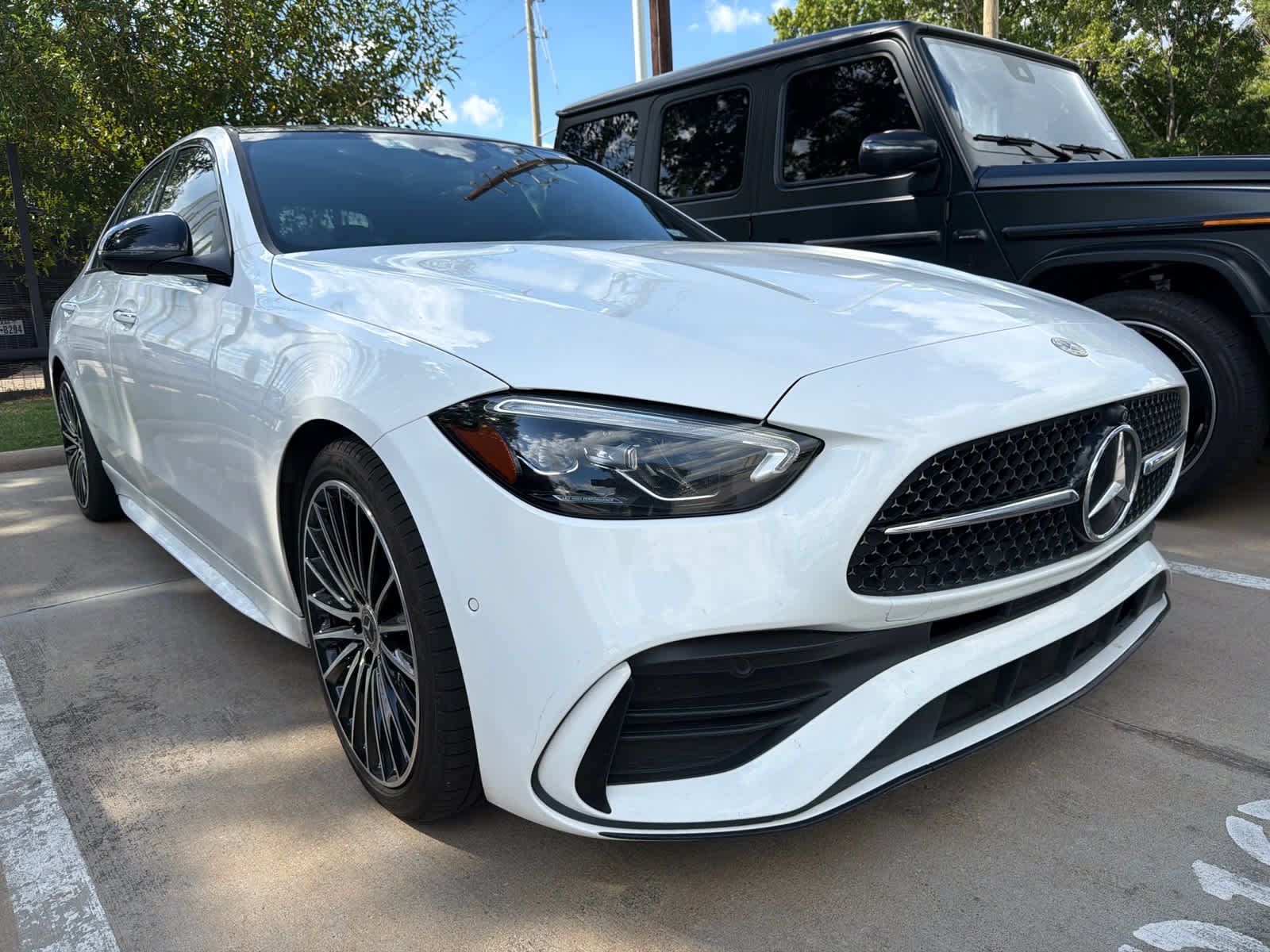 Used 2024 Polar White Mercedes-Benz C 300 image 2