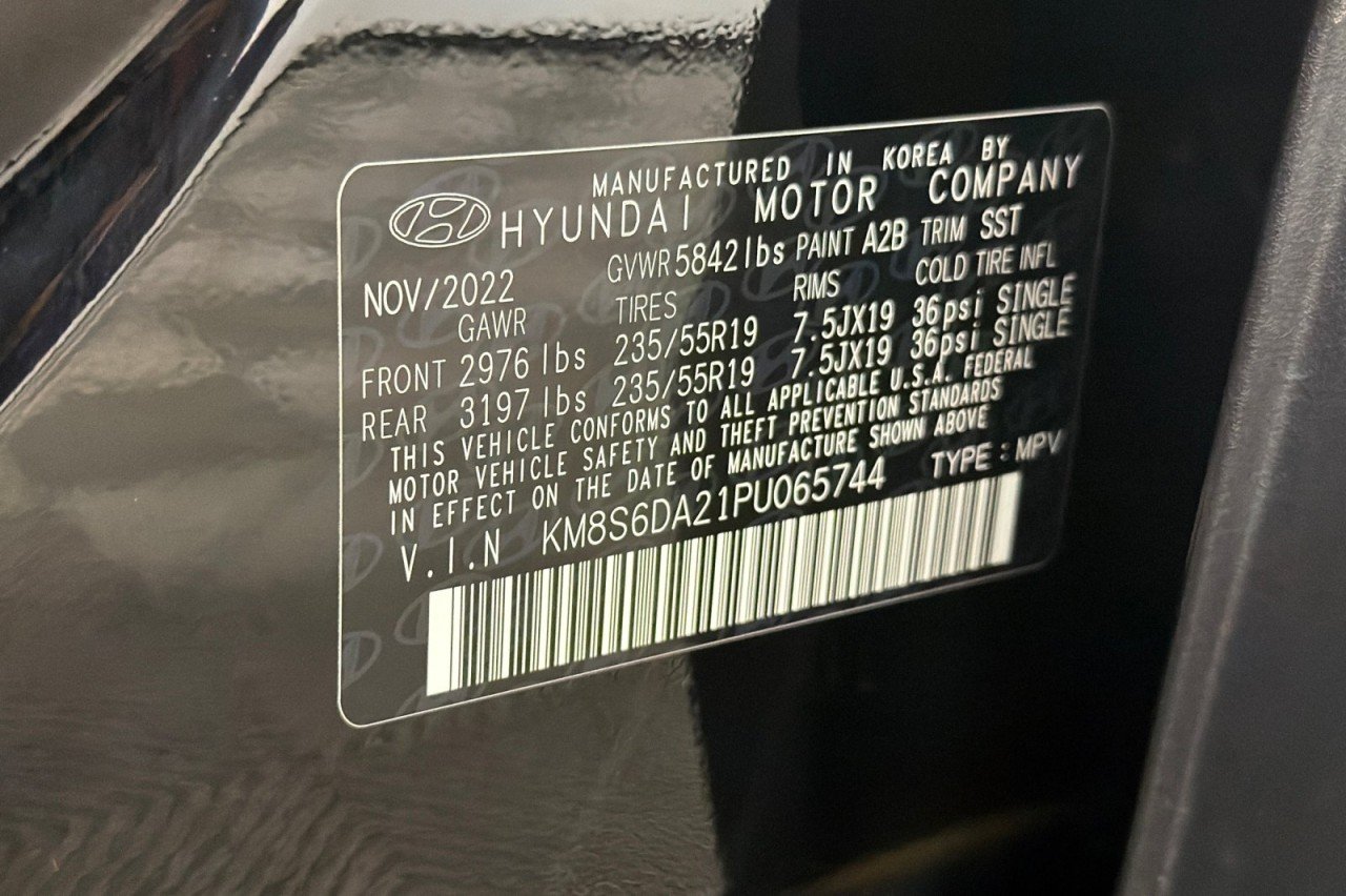 Used 2023 BLACK Hyundai SEL Convenience image 28