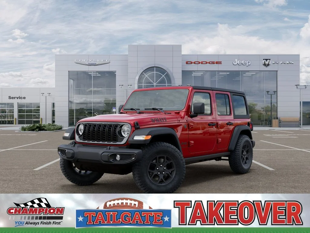 New 2026 Red Jeep Willys image 1