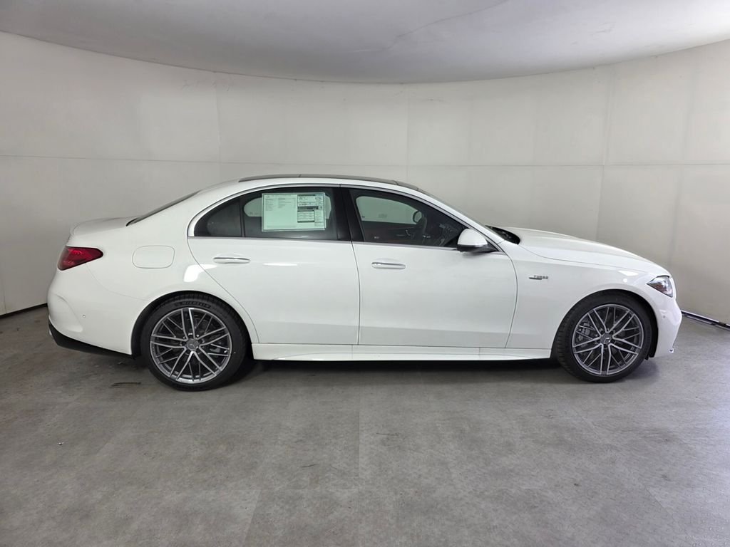 New 2026 Polar White Mercedes-Benz AMG® C 43 4MATIC® Sedan image 3