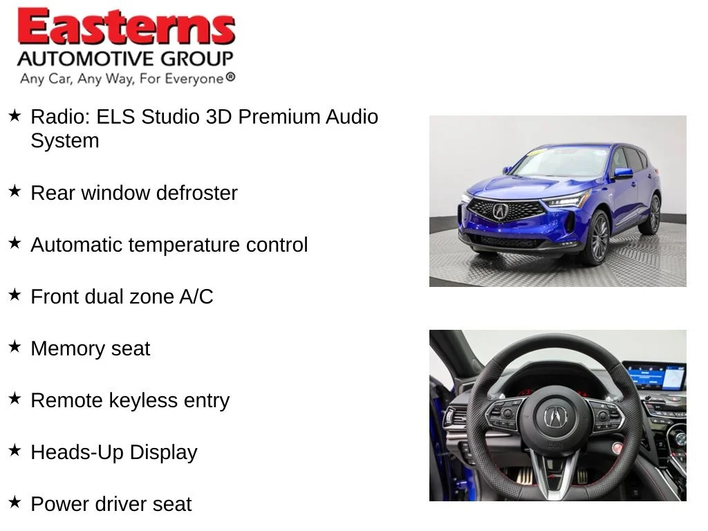 Used 2024 Blue Acura A-Spec Advance Package image 11