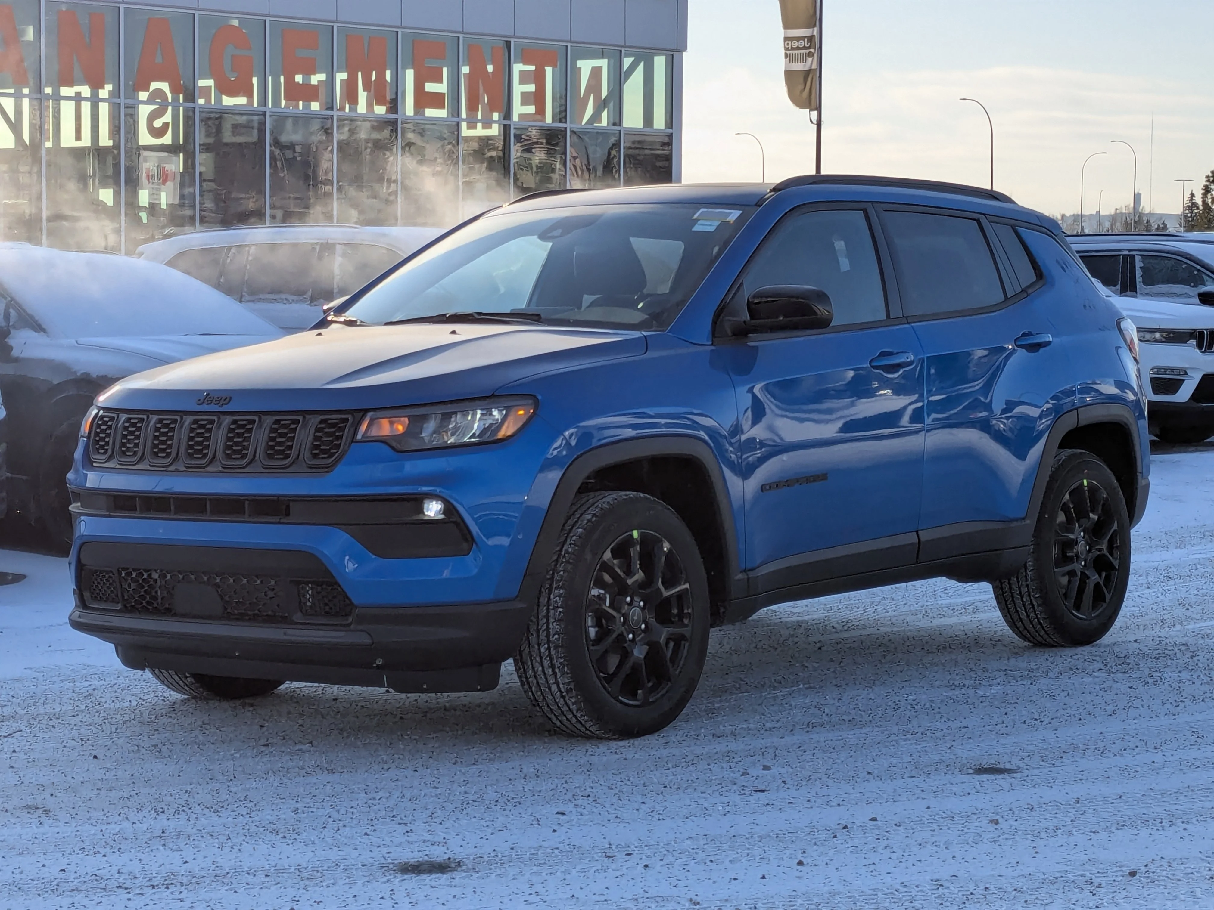 New 2026 Blue Jeep North - Altitude Special Edition 18 inch Black Wheels image 4