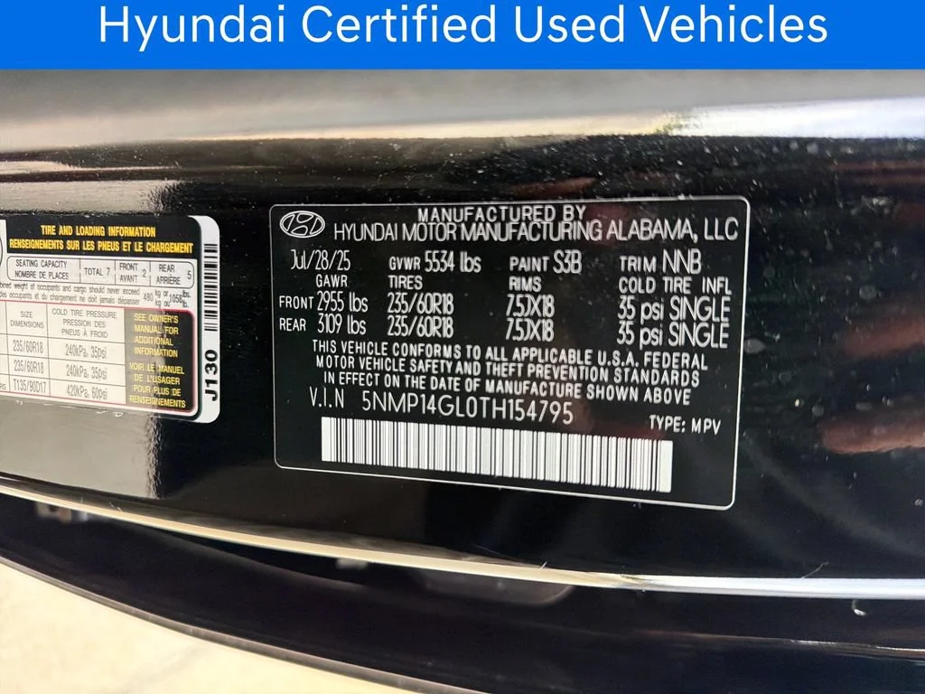 Certified Pre-Owned 2026 Hyundai Santa Fe SE