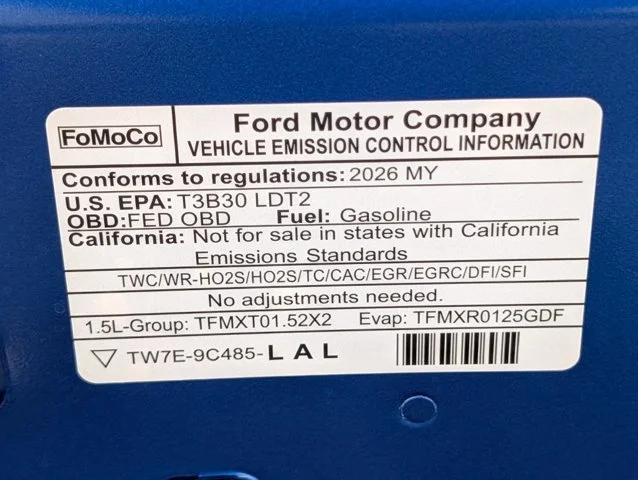 New 2026 Velocity Blue Metallic Ford Big Bend® image 48