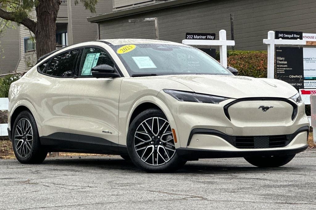 Used 2025 Ford Mustang Mach-E Premium AWD with VIN 3FMTK3SUXSMA05789 for sale in Novato, CA