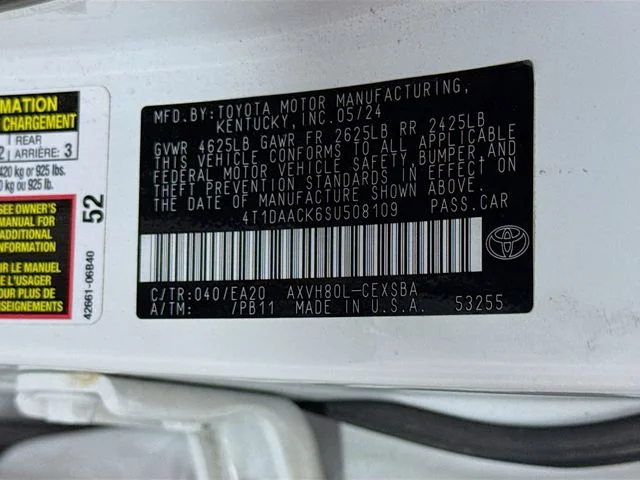 Certified Used 2025 White Toyota SE image 32