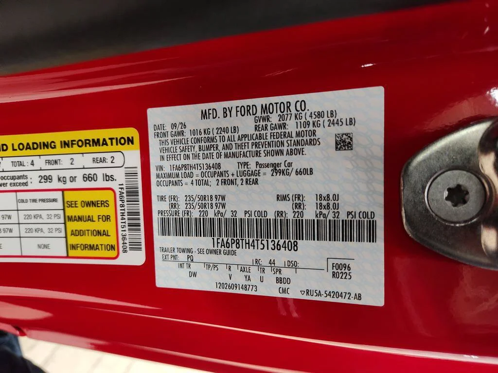 New 2026 Race Red Ford EcoBoost® Fastback image 27
