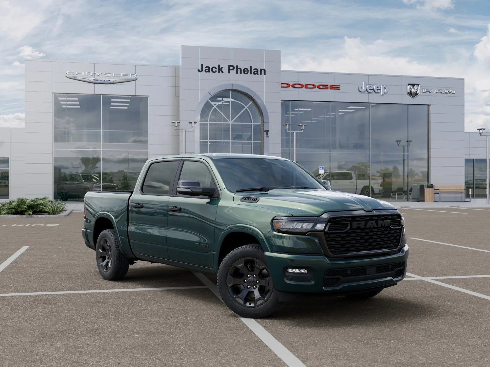 New 2026 Serrano Green Metallic RAM Big Horn/Lone Star image 5