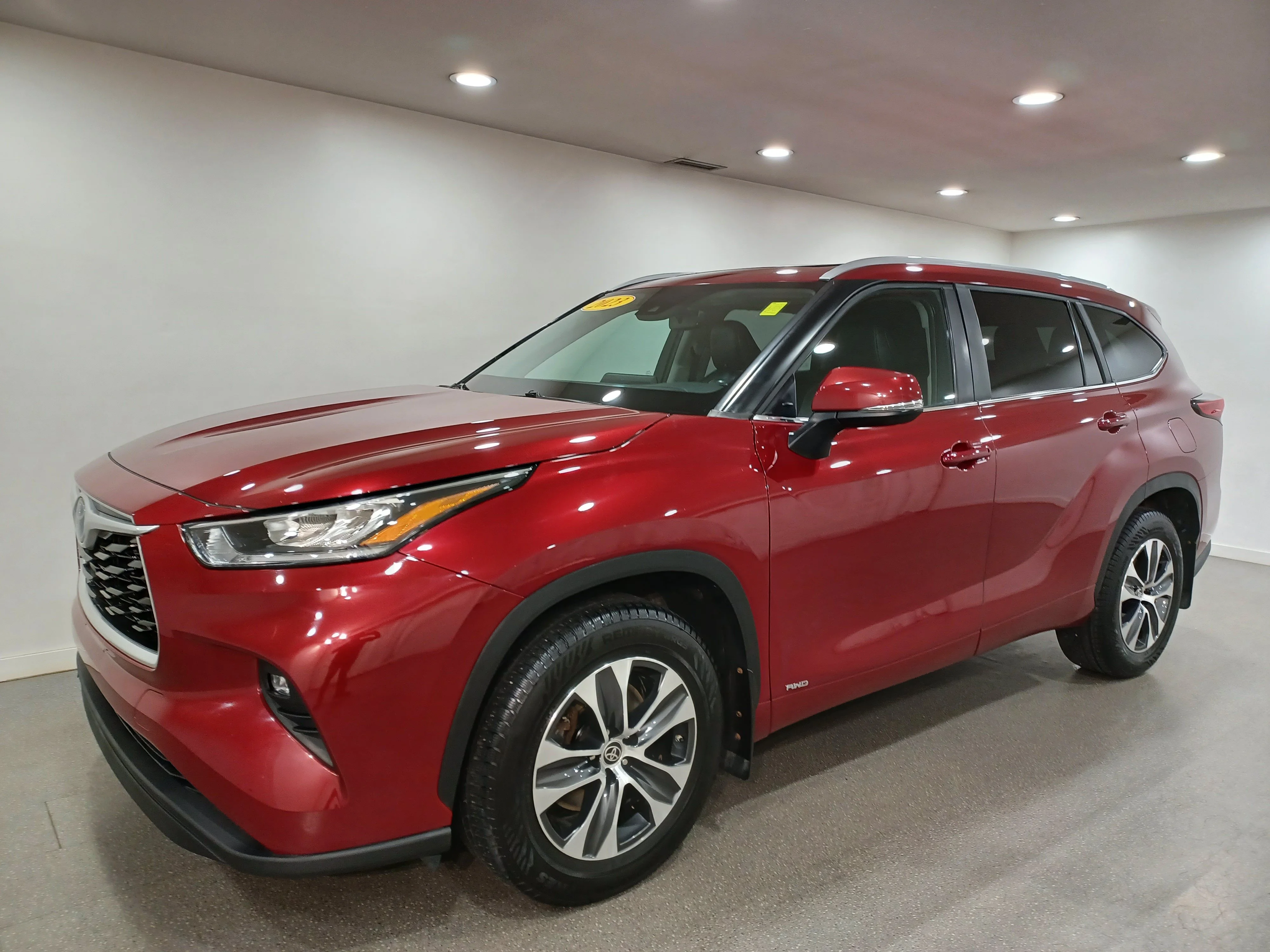 Certified Used 2023 Ruby Flare Pearl Toyota XLE AWD*8 Pass | Adaptive Cruise | Htd Leather | Htd Wheel | Lane Keep Assist | Blind Spot Detection image 2