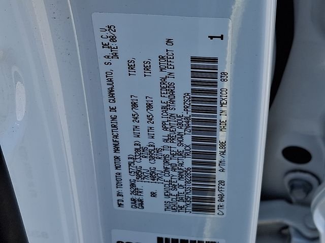 Used 2025 White Toyota SR5 image 34
