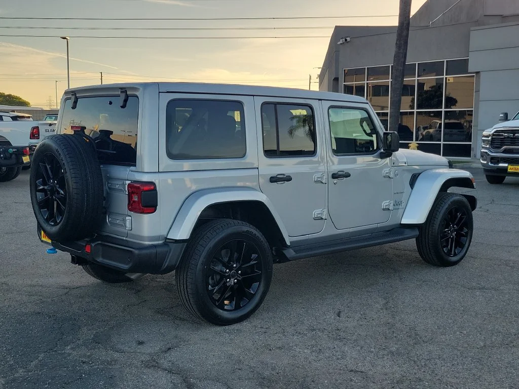 Certified Used 2024 Silver Jeep Sahara 4xe image 3
