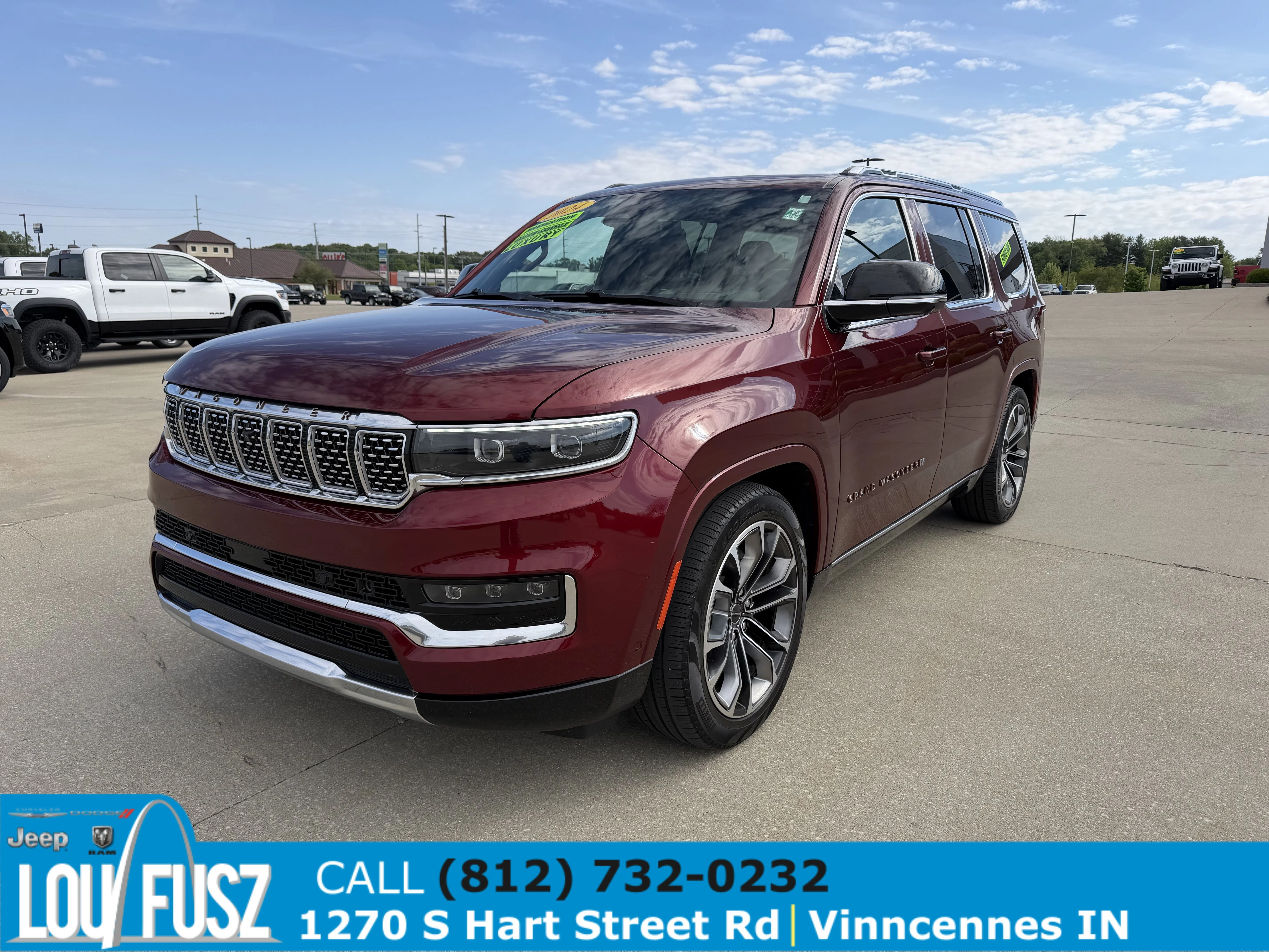 Used 2024 Velvet Red Pearlcoat Jeep Series III image 3