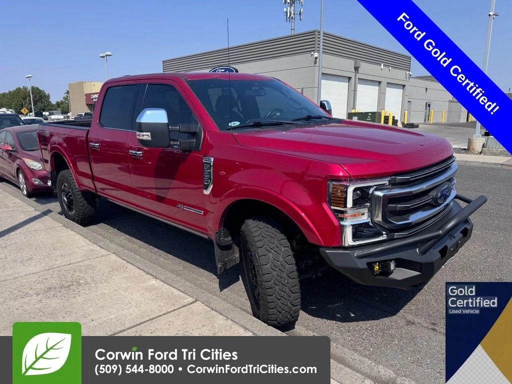 Used 2021 Red Ford Platinum image 8