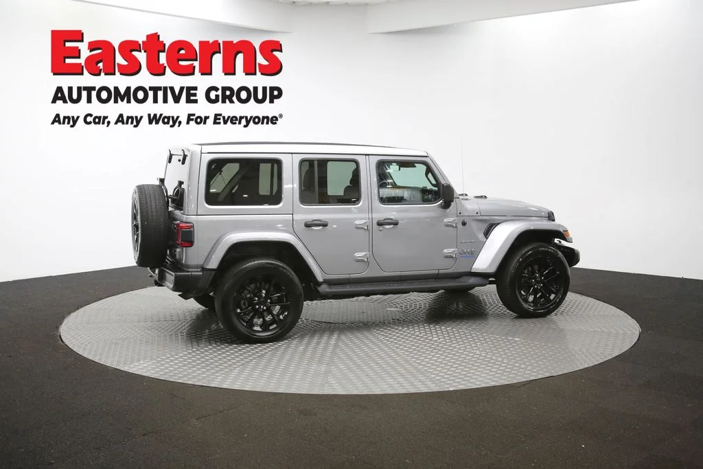 Used 2021 Silver Jeep Unlimited Sahara 4xe image 44