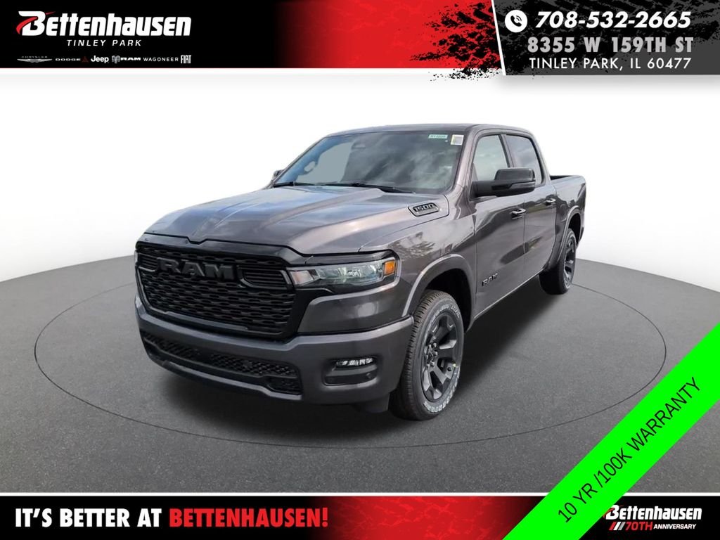 New 2026 Granite Crystal Metallic Clear-Coat Exterior Paint RAM Big Horn image 2