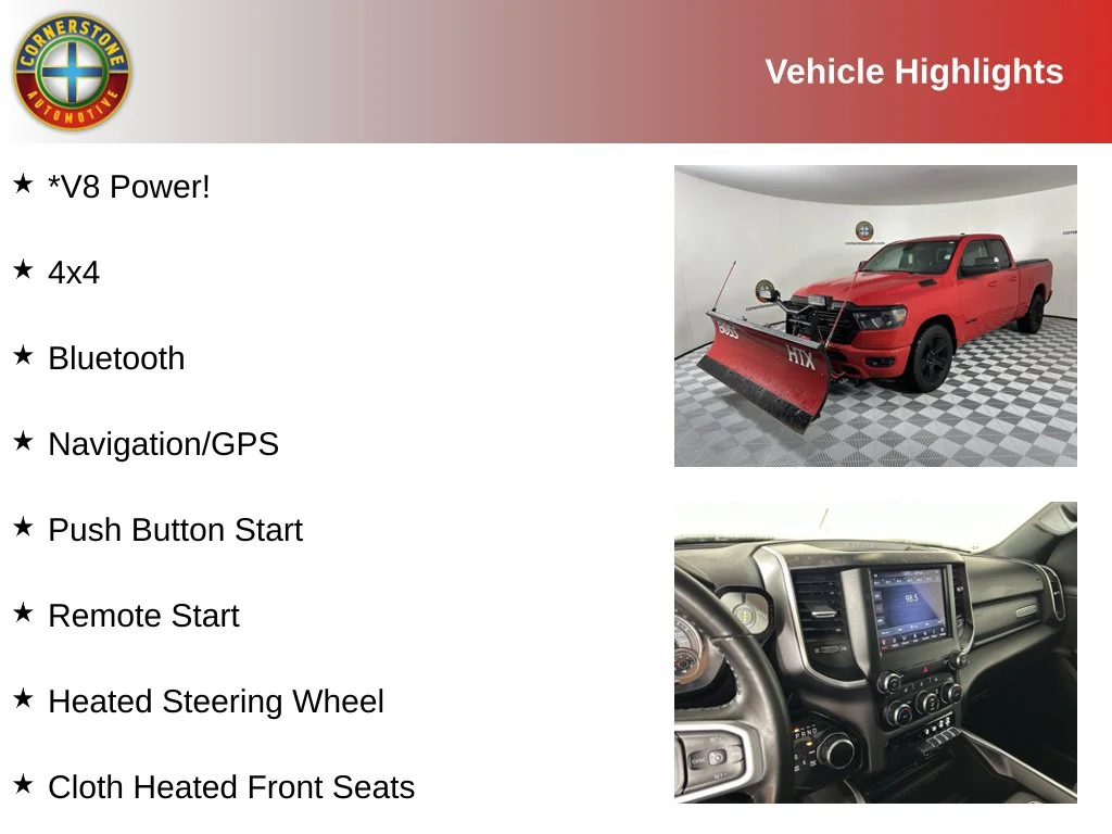 Used 2021 RAM Ram 1500 Pickup Big Horn/Lone Star with VIN 1C6SRFBT5MN831065 for sale in Elk River, Minnesota