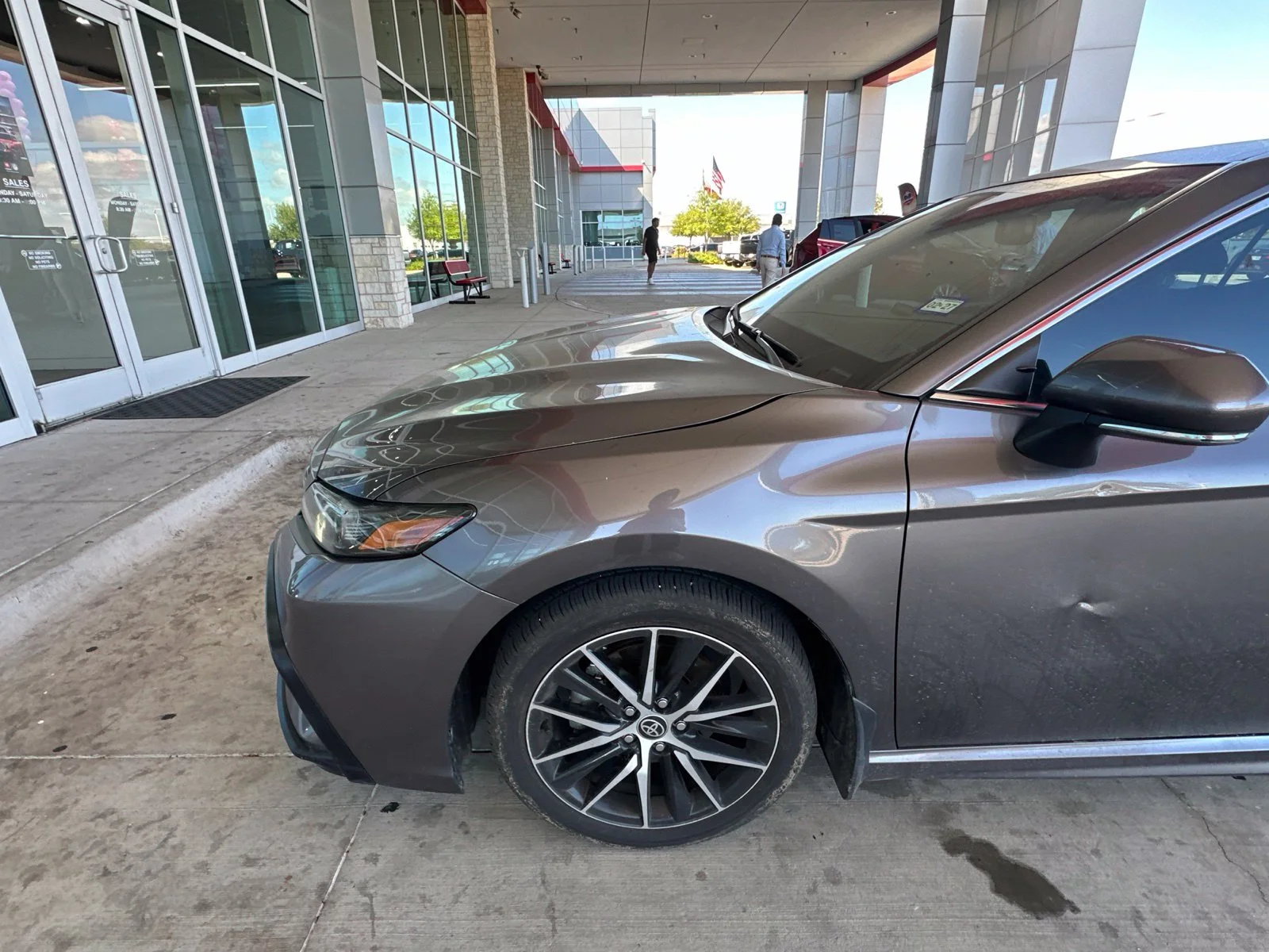 Used 2024 Gray Toyota SE image 2