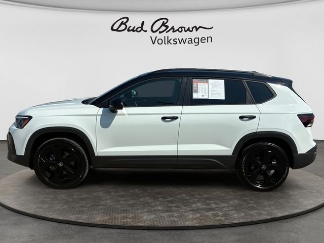 Certified 2025 Volkswagen Taos SE Black with VIN 3VV2C7B23SM047970 for sale in Kansas City