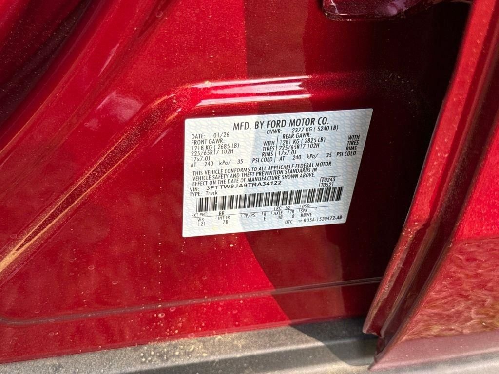 New 2026 Ruby Red Metallic Tinted Clearcoat Ford XLT image 53