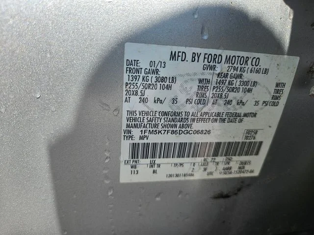 Used 2013 Silver Ford Limited image 29