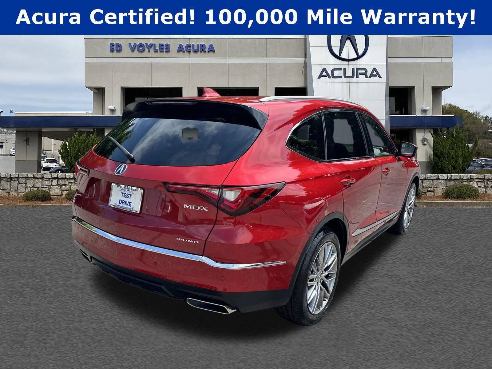 Certified Used 2023 Performance Red Pearl Acura SH-AWD ADVANCE image 5