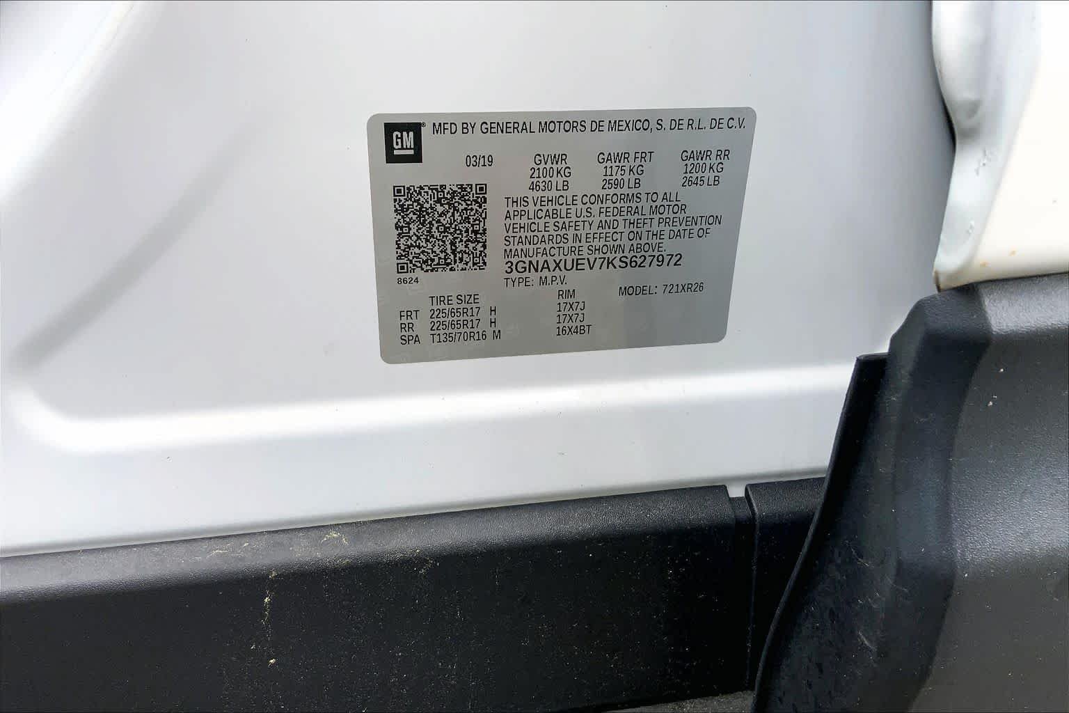 Used 2019 Summit White Chevrolet LT image 37