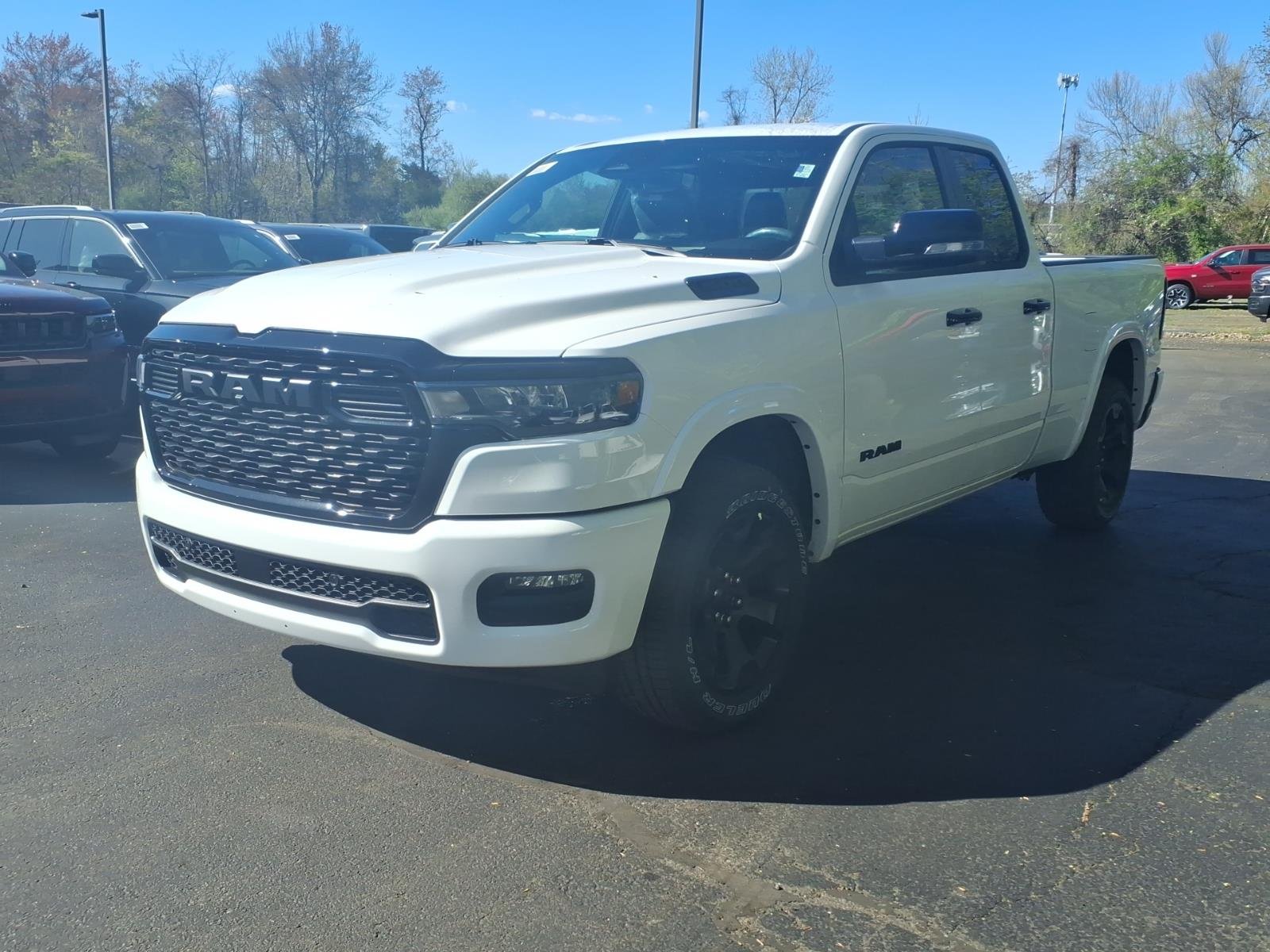 New 2026 Bright White Clear-Coat Exterior Paint RAM Big Horn/Lone Star image 3