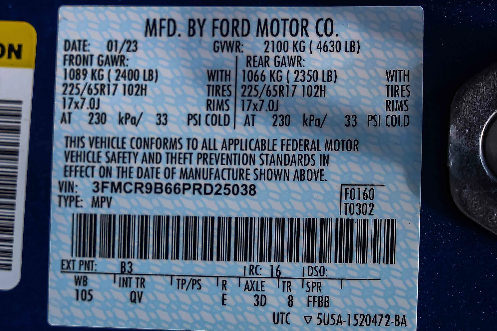 Used 2023 Blue Ford Big Bend image 28