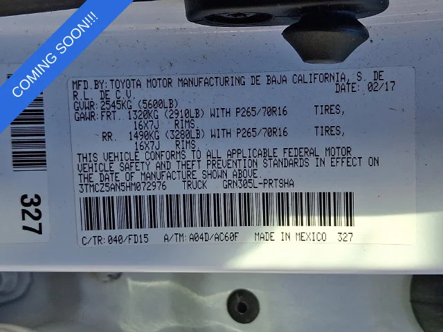 Used 2017 White Toyota TRD Off-Road image 31