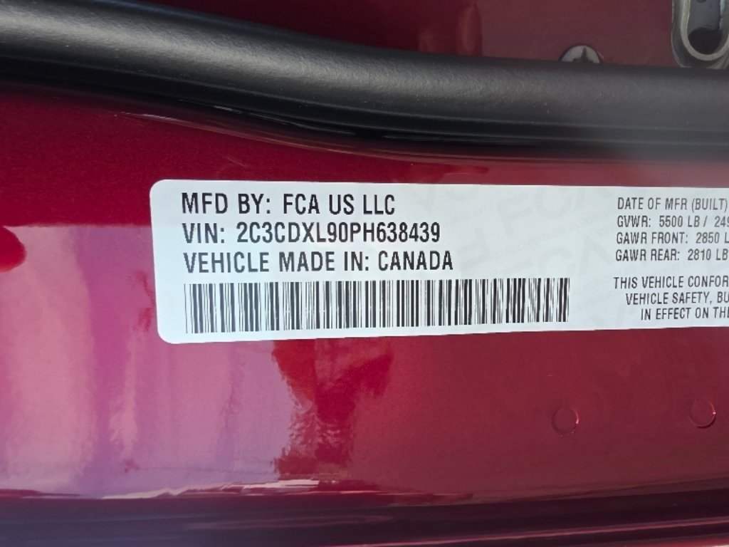 Used 2023 Octane Red Pearl Coat Dodge SRT Hellcat Widebody image 36