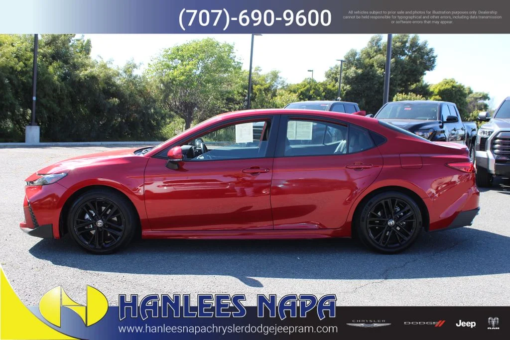 Used 2025 Red Toyota SE image 2