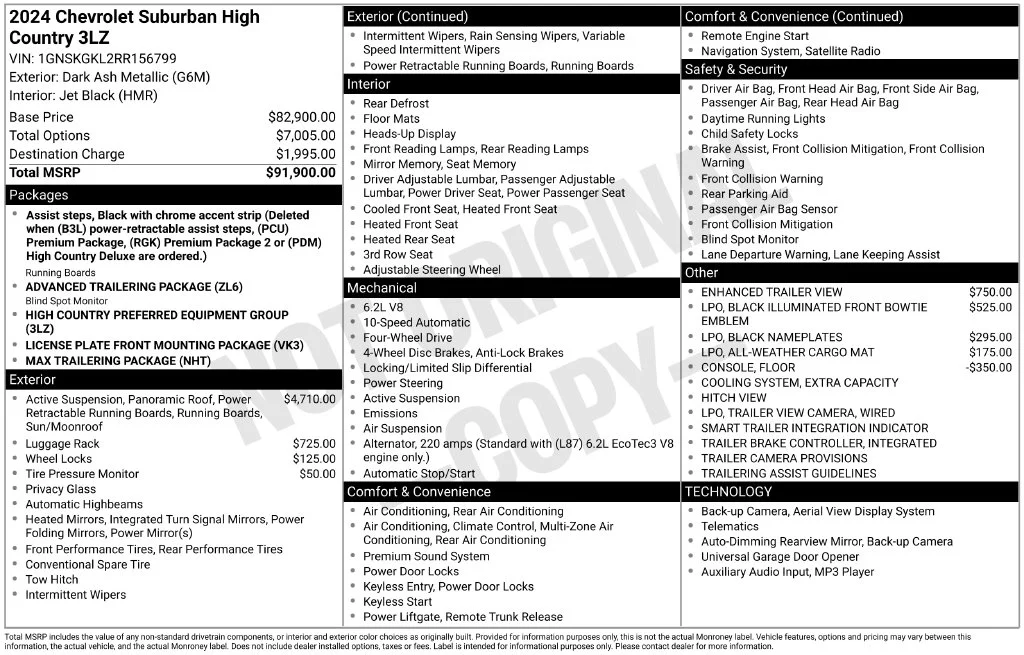 Used 2024 Gray Chevrolet High Country image 6