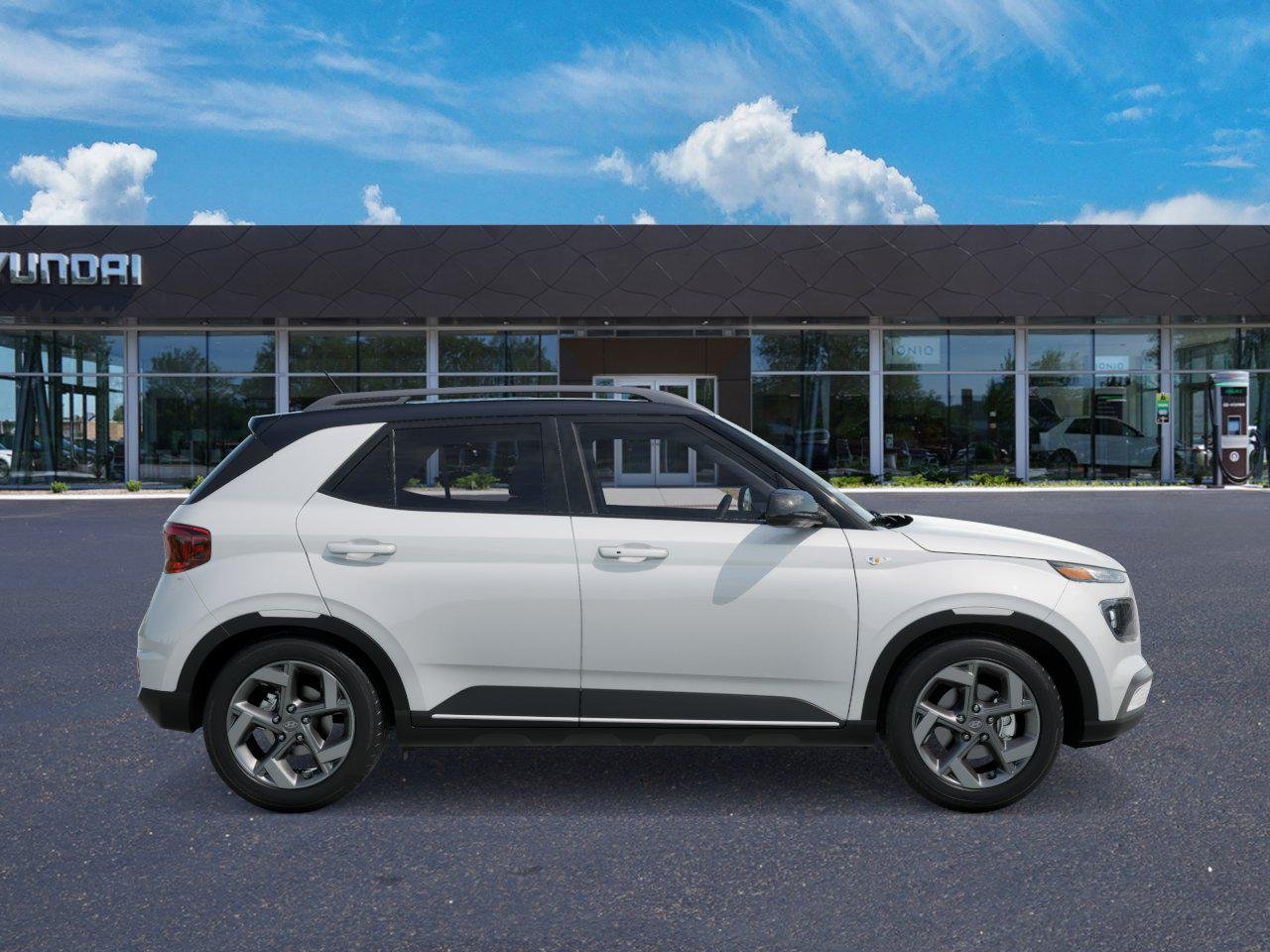 New 2026 Lunar White w/Black Roof Hyundai SEL image 7