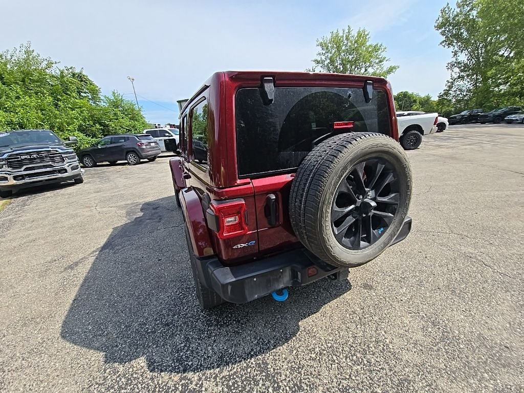 Used 2022 Red Jeep Unlimited Sahara 4xe image 5