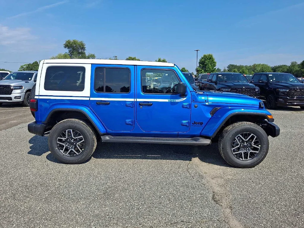 New 2027 Hydro Blue Pearlcoat Jeep Sahara image 9