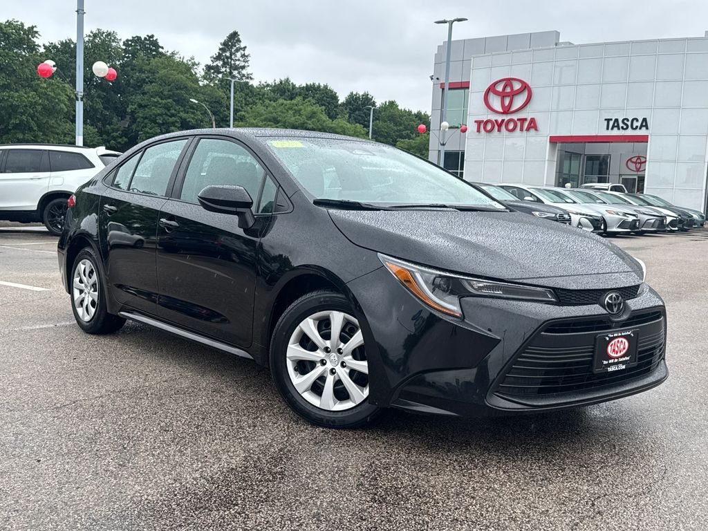 Certified Used 2024 Black Toyota LE image 1