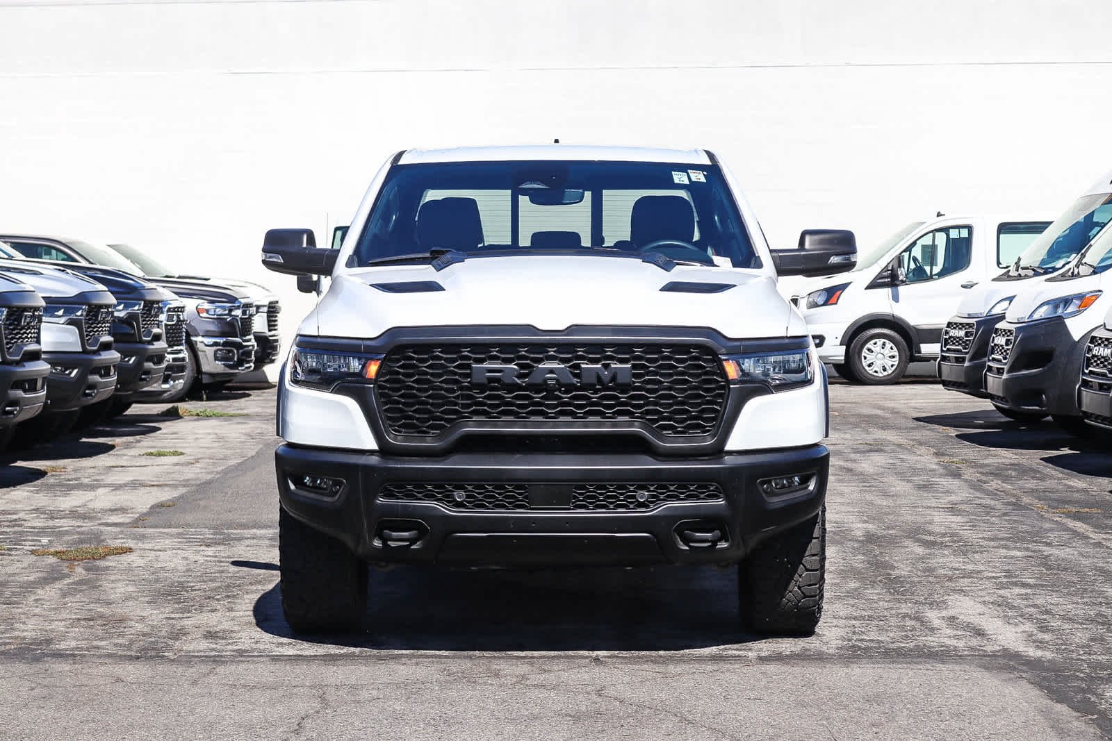 Used 2025 Bright White Clearcoat Ram Rebel image 2