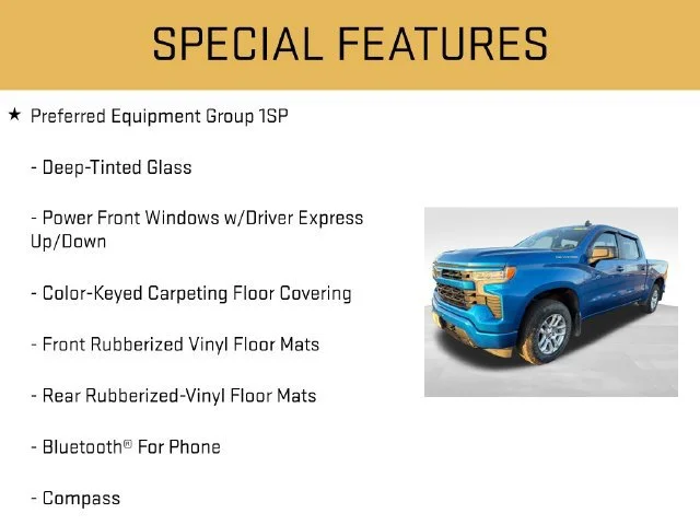 Used 2023 GLACIER BLUE METALLIC Chevrolet RST image 12