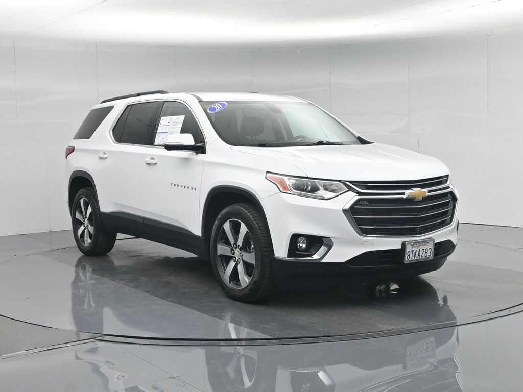 Certified Used 2020 White Chevrolet 3LT image 60